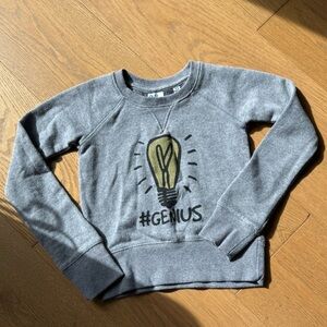 NWOT‎ Junk Food #Genius Kids Crewneck Sweatshirt - Size XS